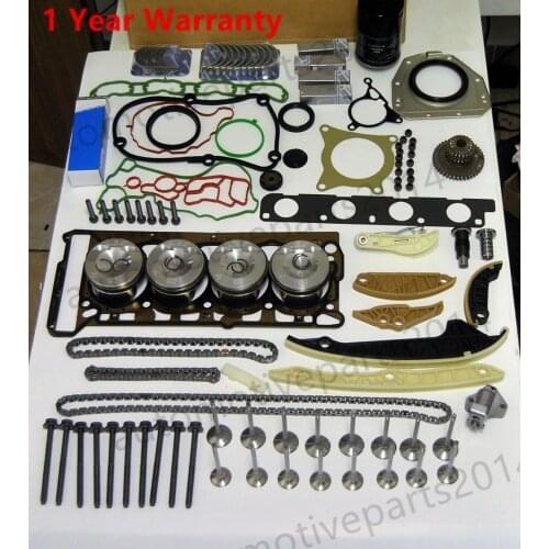 Free DHL Genuine OEM Engine Set Repair Kit complete kit For VW Audi Piston 2,0 1.8 TFSI BYT, BZB, CAB, CDA, CDH, CDAA, CDHB