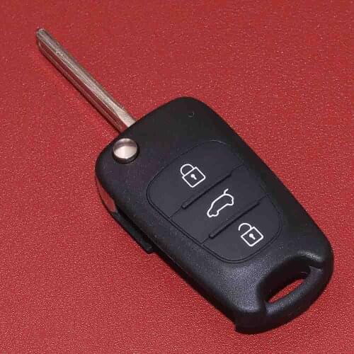 1PC Remote Key Shell Case Fob 3 Button Fit For Kia Ceed Picanto Forte Sportage Soul Hyundai i20 i30 ix35 Uncut Balde Accessories