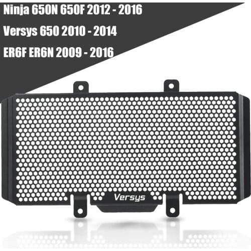 For Kawasaki Ninja 650N 650F ER6F ER6N Versys 650 Versys650 ER-6N ER-6F Motorcycle Radiator Grille Guard Grill Cover Protector