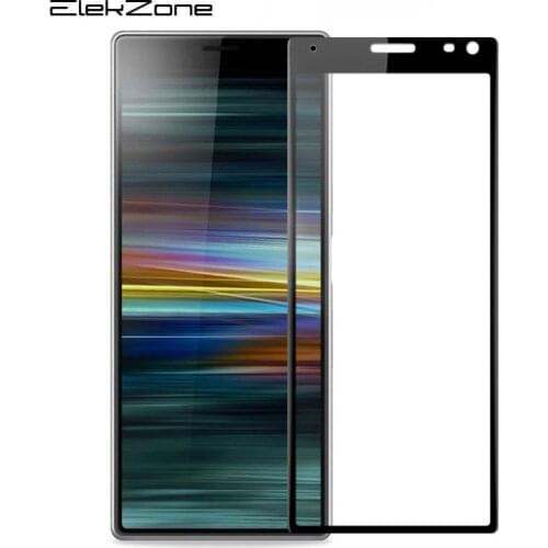 For Sony Xperia 10 Tempered Glass Full Cover For Sony Xperia 10 Plus Protector Screen 2.5D Protective Glass For Xperia 10 II