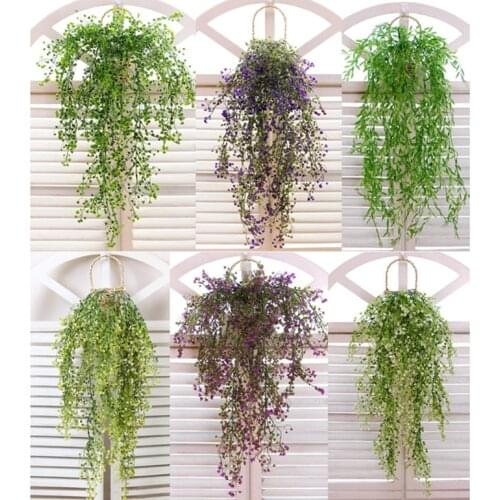 80CM Artificial Fake Silk Vine Hanging Fake Wisteria Flowers Garland Plant Arch Wedding Garden Shop Venue DIY Decoration 5 Color