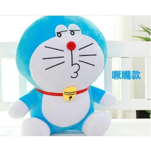 Cute small kissing doraemon toy stuffed lovely blue doraemon doll gift about 25cm 0033