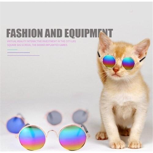 Mini Cute Pet Cat Dog Glasses Pets Products For Little Dogs Cats Eye-wear Sunglasses goggles Photos Props Accessories Supplies