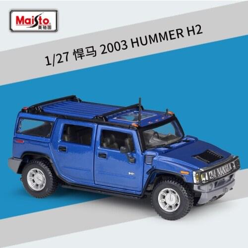 Maisto 1: 27 2003 Hummer H2 SUV Simulation Alloy Car Model Collection Ornaments Gifts