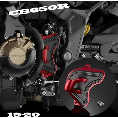 MtkRacing for honda cb650r cbr650r cb650r cbr650r 2019-2020 engine chain protection side cover frame hole drive shaft cover