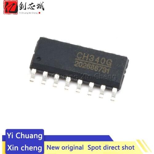 10PCS 100% New CH340G CH340 340G SOP-16 Chipset