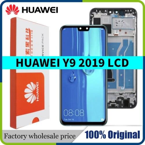 New Original 6.5'' 10-Touch LCD Display For Huawei Y9 2019 LCD Touch Screen Digitizer Assembly For JKM-LX1 JKM-LX2 JKM-LX3 Model