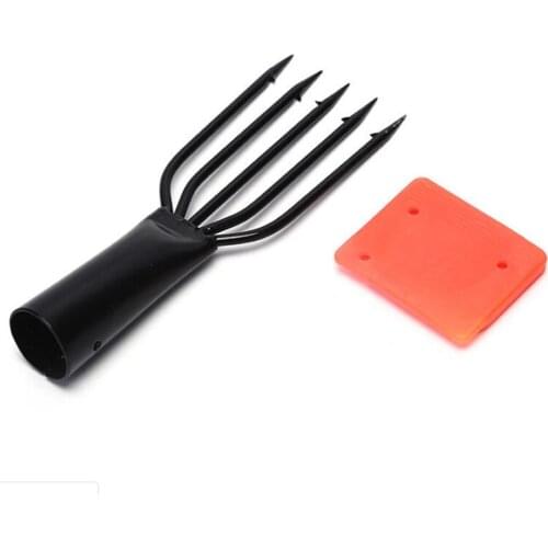 Fish Spear Small Prong Sharp Harpoon Tip with Barbs Spring Steel Fishing Spear 5 Prong Spearhead Fork Fishing Tools Hot Sale