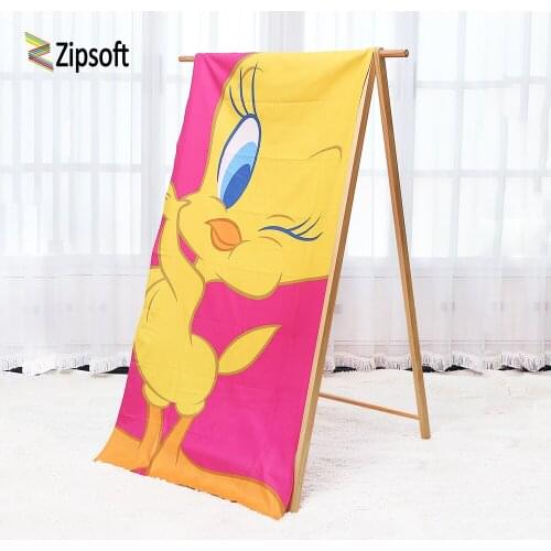 Zipsoft Beach Towel Boy Girl Quick Dry Swimming For Children Bath Baby Blanket On The Couch Sports Travel Camp Flamingos 2021New
