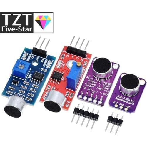 Selling Sound sensor module sound control sensor MAX4466 MAX9814switch detection whistle switch microphone amplifier For Arduino