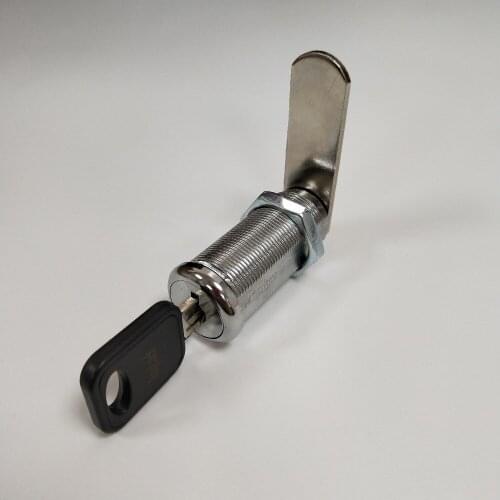 Raylock chrome finished 40mm long size cam lock steel panel box cabinet lock