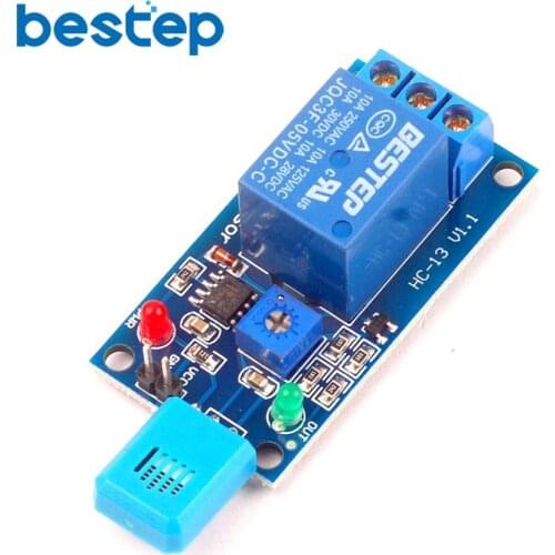 5V Humidity Switch Sensor Relay Module Sensitive Humidity Controller Humidity Sensor Module