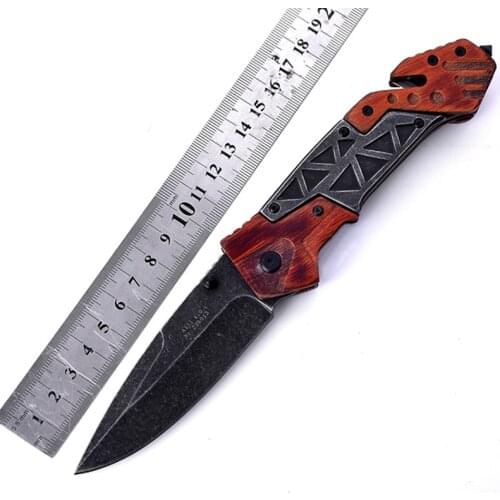 High hardness manual folding knife multifunctional CNC outdoor camping knife mini portable tactical knife
