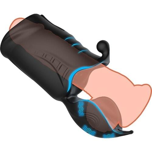 Sex toys Vibrator Powerful for men Penis Trainer Male Masturbator Stimulator Glans Vibrating Massager Pussy Intimate Goods