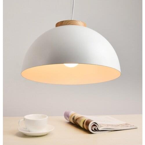 LED Pendant Lights Wood Fixture Nordic Pendant Lamps Loft for Kitchen Hanging lamp modern decor WJ620