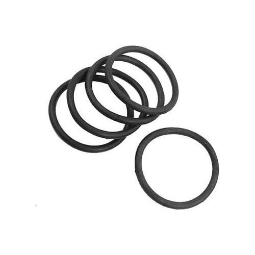 5 Pcs 60mm x 5mm Sealing Oil Filter O Rings Gaskets Black