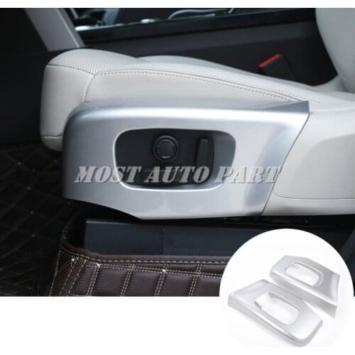 Inner Car Seat Button Frame Cover 2pcs For Land Rover Discovery 5 L462 2017-2019 Car accesories interior Car Trim
