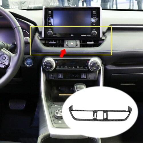 High Quality ABS Plastic For Toyota RAV4 2019 2020 Car Styling Middle Console Air Vent Outlet Cover Trim Auto accessories 1pcs