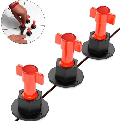 1 Set Level Wedges Tile Leveling Locator For Flooring Wall Tile Leveling System Leveler Locator Spacers Plier