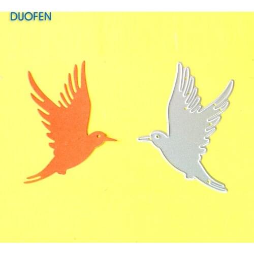 1pc flying bird stencil metal Cutting dies for DIY papercraft projects Scrapbook Paper Album greeting cards paper work deco