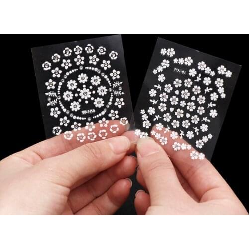 1pcs Random Sticker 3D Small Flower Nail Sticker Nail Decoration Accessories Embellishment Diy Art Nail Color Small Flower