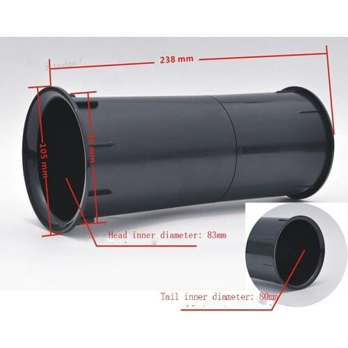 10pcs/lot Hole 100 MM thickened upscale 8 inch -12 inch speaker outlet speaker inverted tube duct guide hole connector