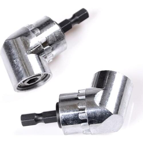 105 Degrees 1/4" Electric Hex Drill Bit Adjustable Hex Bit Angle Driver Screwdriver Socket Holder Adaptor tools