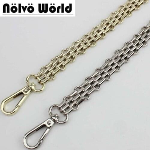 5pcs High Grade 17mm Width bag strap chain purse handle purse metal strap replaced handbag strap bag parts