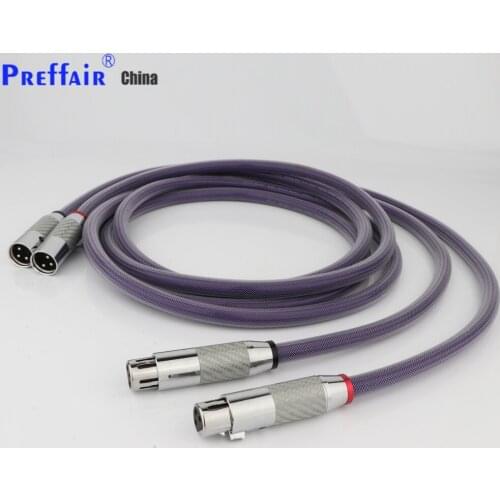 90/0.1BCX2 core Tara lab SA-OF8N PRISM RCA audio interconnect cable WithSilver Plated 3pins XLR Balanced Connector Audio Cable