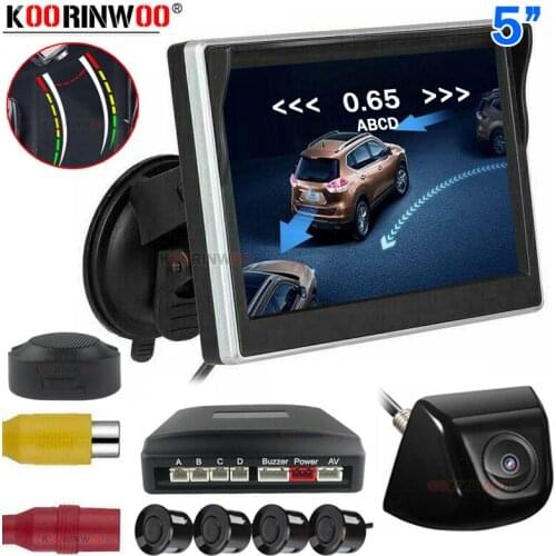 Koorinwoo Dynamic trajectory Car Smart System For Cars Parking Sensor Car Camera Wide Angel Trunk Cam Car Monitor Mirror Image
