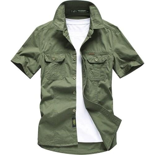 BeckyWalk Men's Short Sleeve Shirts