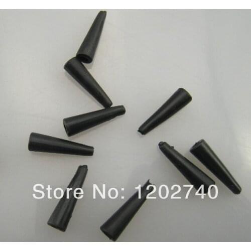 1000 x Tail Rubbers in Black for Carp Fishing- Rig Sleeves-Knot Protector-Buffer Beads-Carp Terminal End Tackles