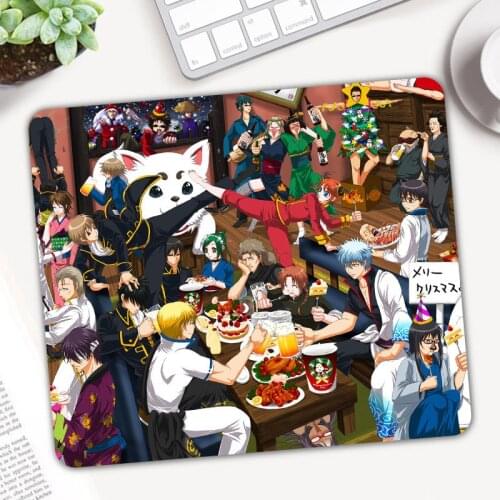Gintama Mouse Pad Gamer Anti-slip Rubber Gaming Mousepad Keyboard Laptop Computer Speed Mice Mat Office Decoration Mouse Mat