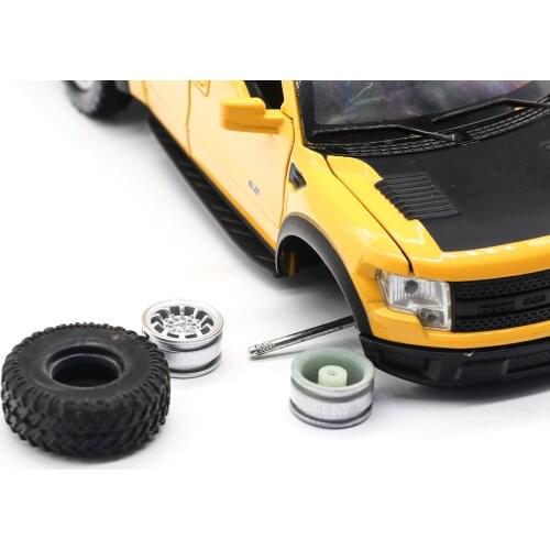 1:35-32 Alloy Model Static Modification Wheel Hub General 26.5-30.5 Diameter Tire Skin Scene Mood