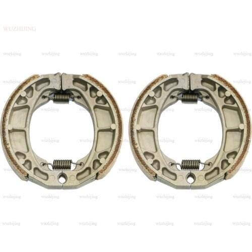 Brake Pads Shoe Drum set for YAMAHA V 50 (74-82) 70 (76) 75 (77) 80 (79-82) 90 (78) YB 100 (78-81) Front Rear