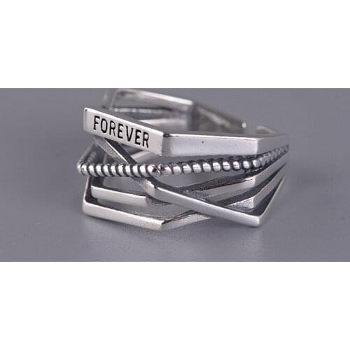 New Charm Letter Finger Ring For Women Men Vintage Boho Knuckle Party Rings Punk Jewelry Girls Gift 2020