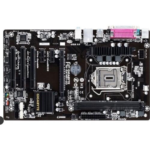 Original motherboard Gigabyte GA-H81-D3 LGA 1150 DDR3 H81-D3 for I3 I5 I7 16GB USB3.0 H81 Desktop motherboard Free shipping