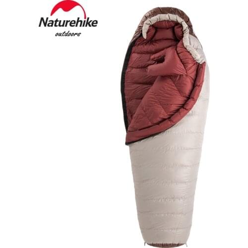 Naturehike SnowBird -15℃ Winter Sleeping Bag Outdoor Ultralight Climbing Mummy Duck Down Sleeping Bag in Multi Size