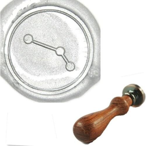 Vintage Custom Picture Logo Wedding Invitation Aries Wax Seal Sealing Stamp Sticks Spoon Gift Box Set Kit