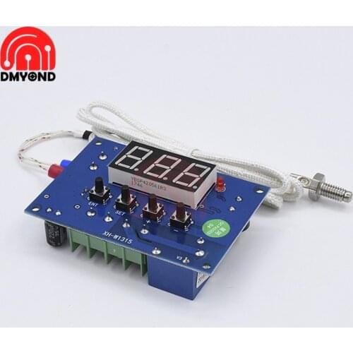 XH-W1315 12V Thermostat Digital Temperature Controller K-type Thermocouple Temperature Control Switch Board -30-999 Celsius
