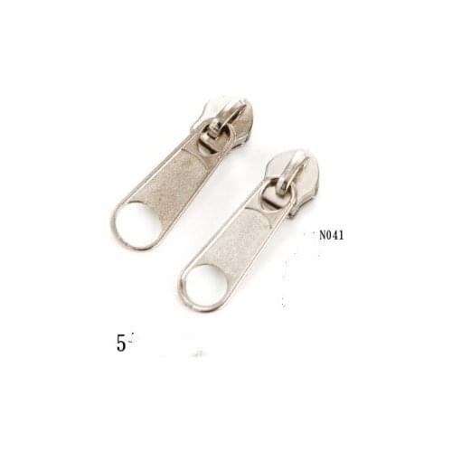 012 Top grade metal zipper head No.5 resin clothes lock copper zipper head nylon jacket chain head accessories