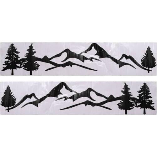 1 Set Car Body Side Truck Decal Vinyl Flame Graphics Racing Stripes Sticker Universal