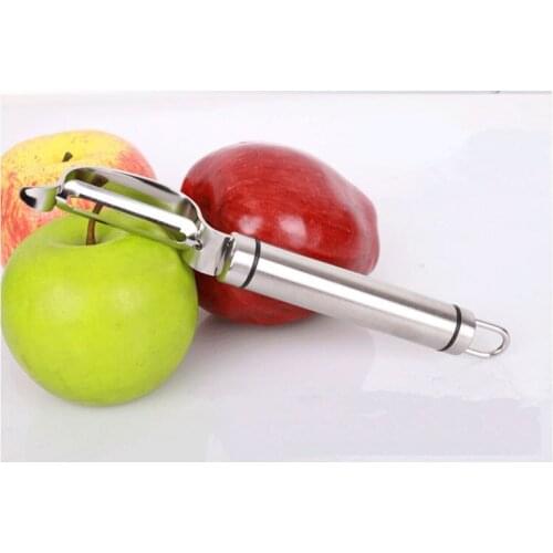 1PC Stainless Steel Potato Peeler Fruit Vegetable Tools Metal Carrot Peeler Zesters Slicer Kitchen Gadgets Paring Cooking PJ 007