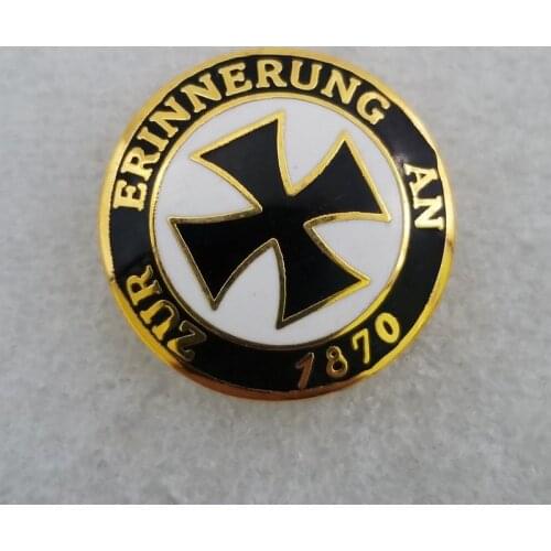 1870 Badge Lapel Pin Cap Emblem Germany Army Award Medal WWI German Imperial Iron Cross In Memory COPY