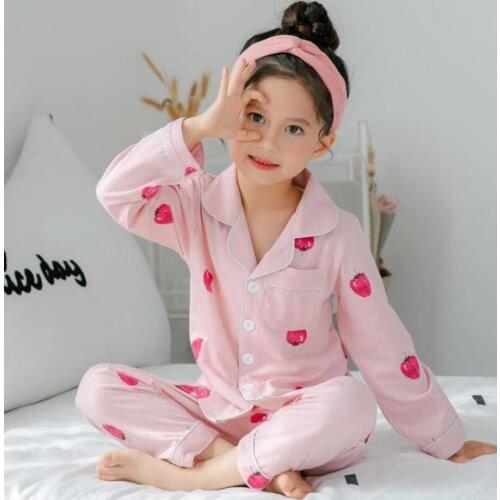 2021 Children Pajamas Clothing Set Boys & Girls Cartoon Sleepwear Suit Kids Long-sleeved+pant 2-piece Cartoon Pijamas 2-12 Years