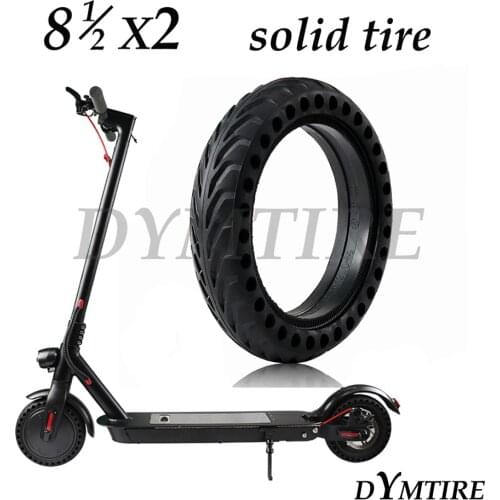 8 1/2x2 Solid Tire 8.5x2 Inch Hollow Tires for Xiaomi Mijia M365 Series Electric Scooter Non Pneumatic Solid Tyre