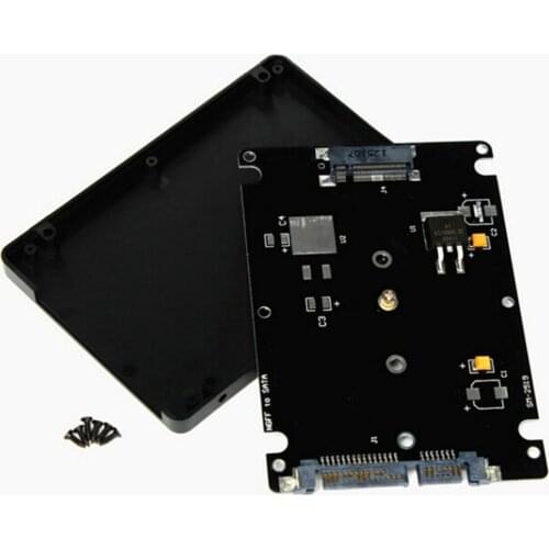M.2 NGFF (SATA) SSD To 2.5 Inch SATA Adapter Card 8mm Thickness Enclosure IO M.2 SATA SSD Adapter To Desktop Notebook Computer