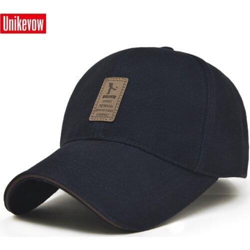 UNIKEVOW 9 Colors Baseball Cap Mens Adjustable Cap Casual leisure hats Solid Color Fashion Snapback Summer Fall hat