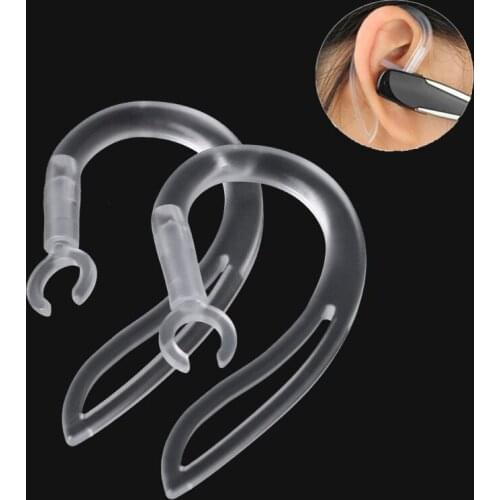 10mm Bluetooth Earphones Transparent Soft Silicone Ear Hook Loop Clip Headset Wireless Headphone Earhook Handsfree Earphone