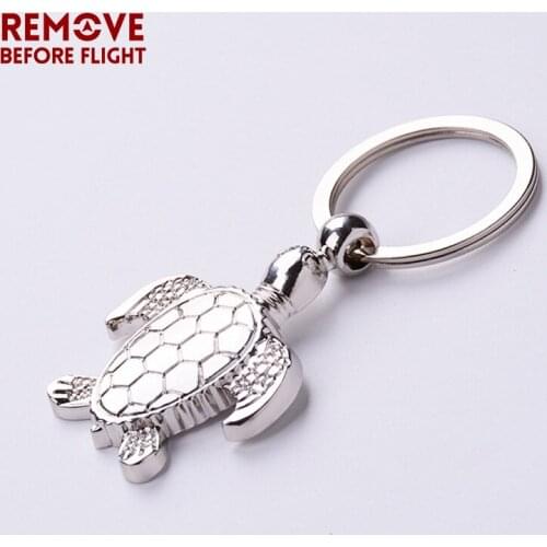 REMOVE BEFORE FLIGHT Brand Fashion Jewelry Key Chain Flying Turtle Shaped Keychain Creative Gifts Key Chains for Kids Key Ring